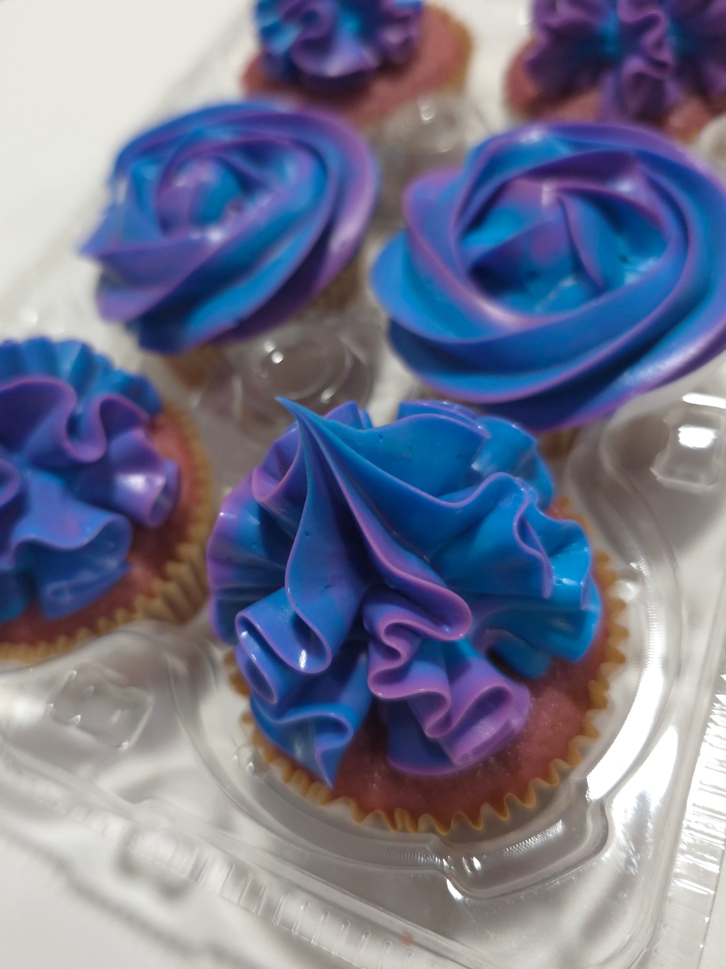 Nebula Berry Cupcakes