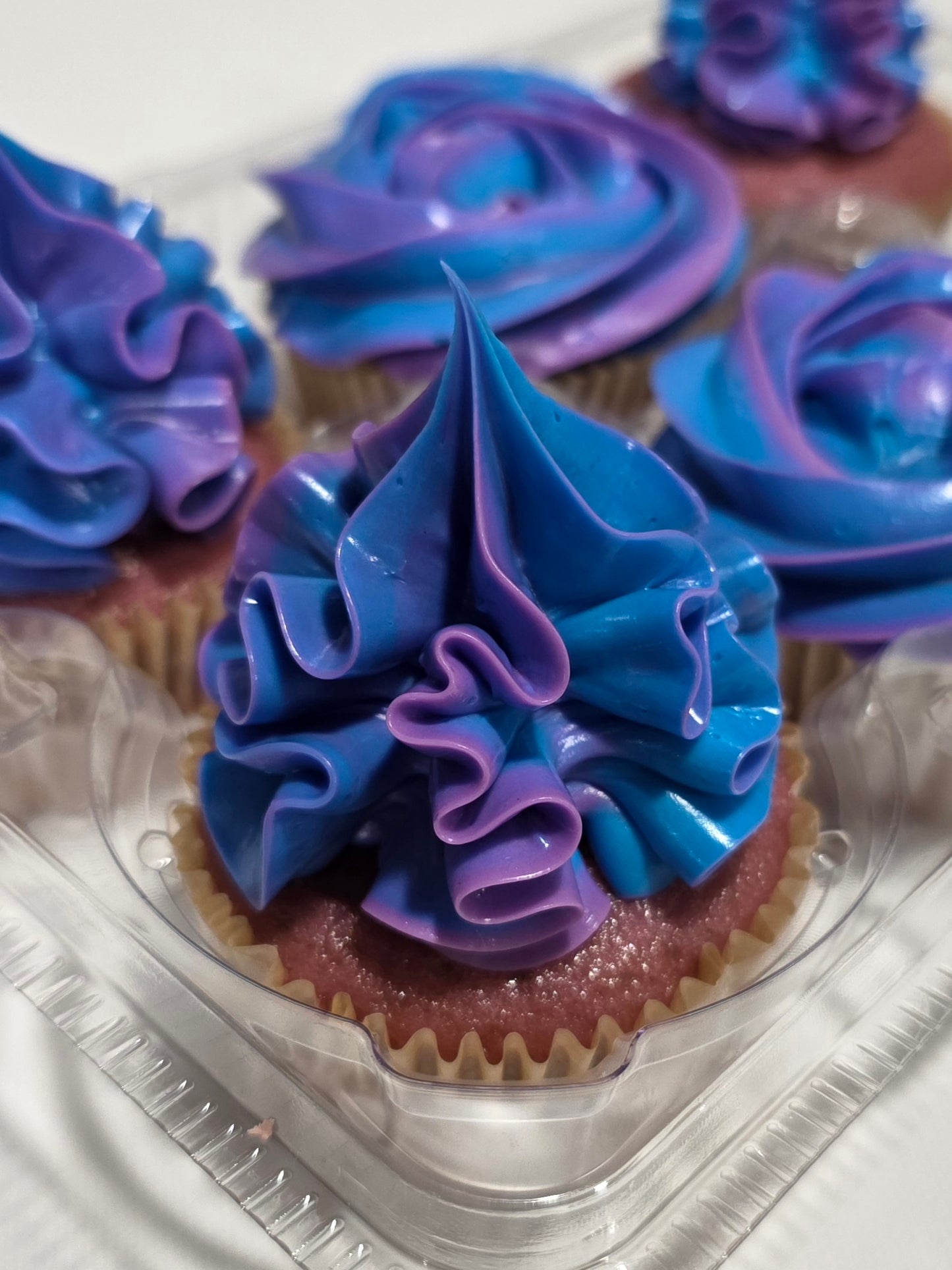 Nebula Berry Cupcakes