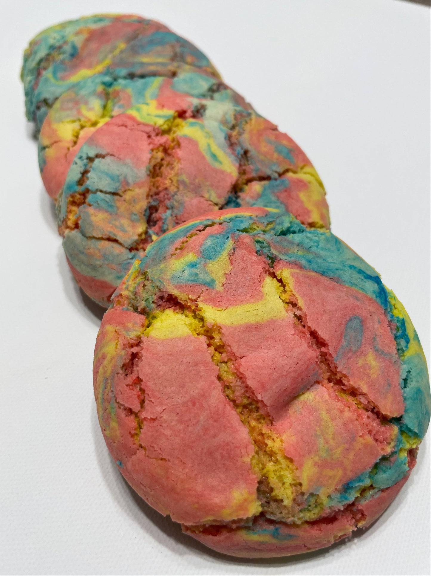 Rainbow Twist Sugar Cookies