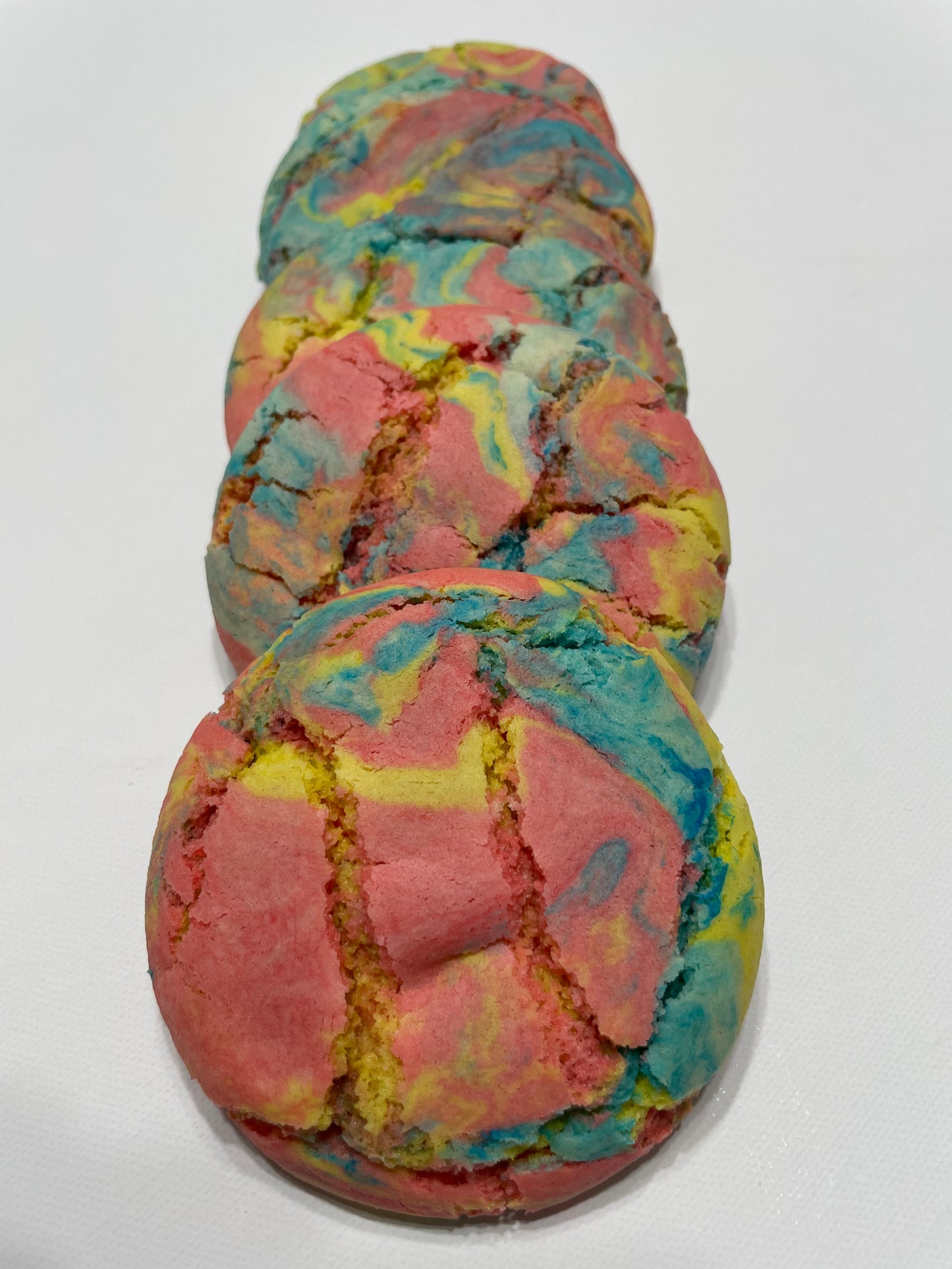Rainbow Twist Sugar Cookies