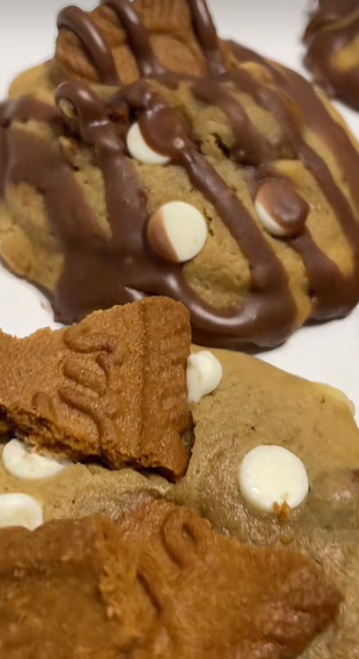 Biscoff Cookie w/ Fudge Drizzle