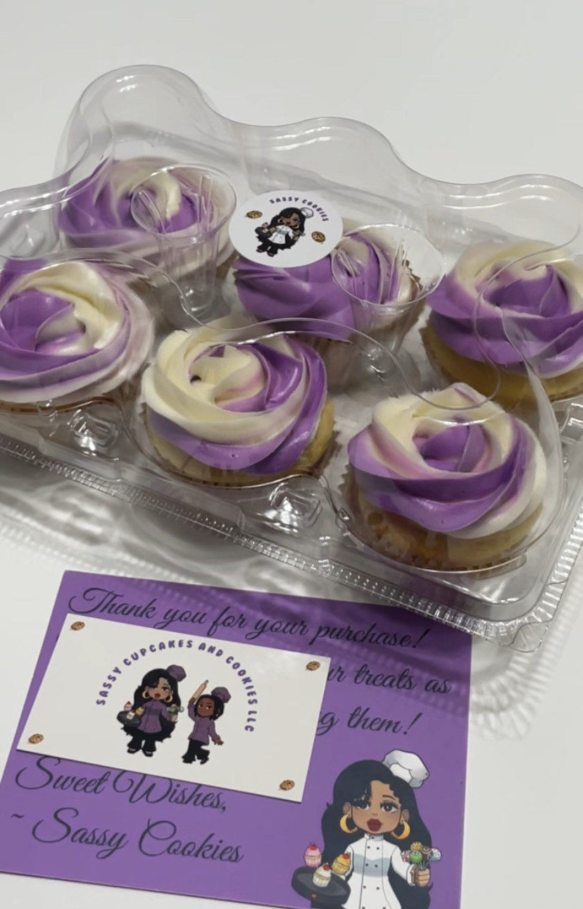 The Sassy-Diva Cupcakes (6-pack)