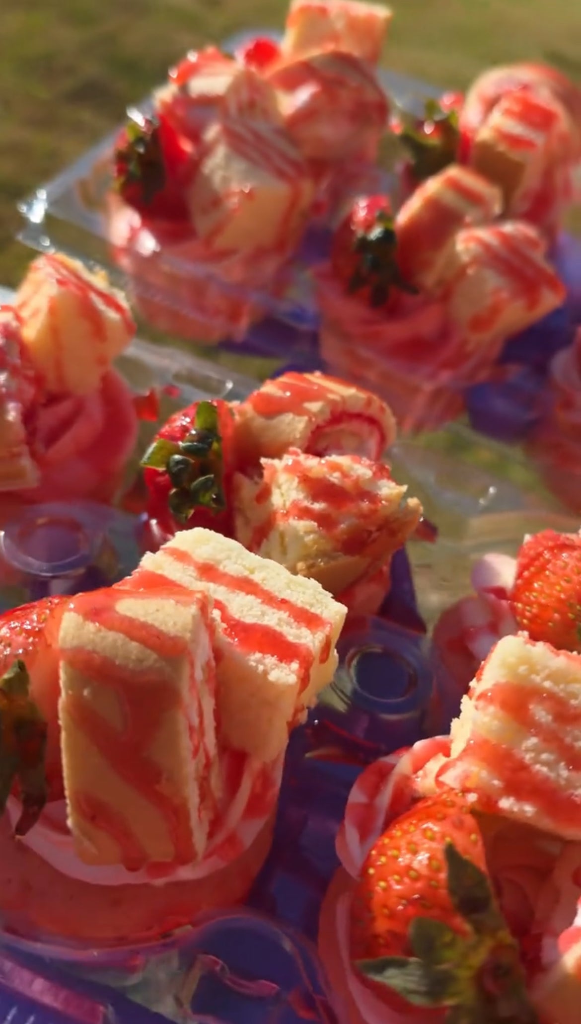 Strawberry Poundcake Delight Cupcakes